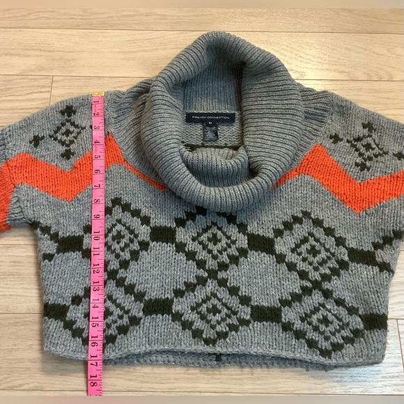 French Connection Crop Turtleneck Sweater - Picture 6 of 7
